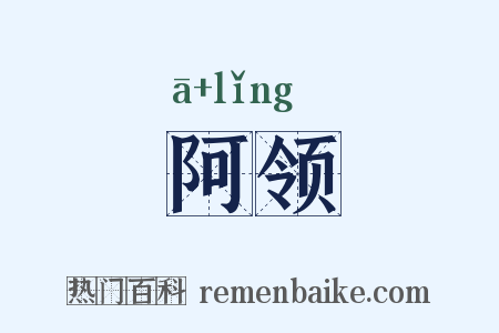 阿领是什么意思的图片